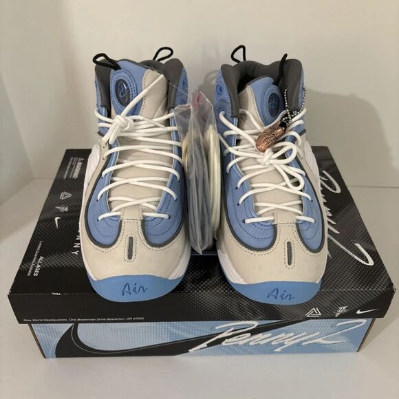 Nike Air Penny 2 SS White Cobalt UNC Magic Men’s Sneakers 10 Special Box - Picture 1 of 6